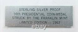 Lot of 35 Franklin Mint Sterling Silver Proof Presidential Medals 32 mm