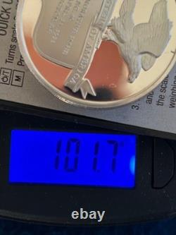 Lot of 4 Postmasters Sterling Silver Medals (Random Pick) Approx 100 Grams