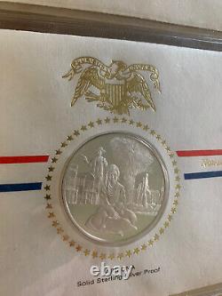 Lot of 50 Franklin Mint National Governors Conf Sterling Silver & FDC Cover 1976