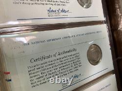 Lot of 50 Franklin Mint National Governors Conf Sterling Silver & FDC Cover 1976