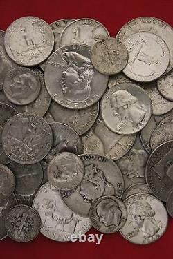 MAKE OFFER 4 Standard Ounces 90% Silver Junk Coin Franklin Roosevelt Washington