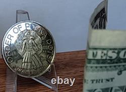 Mardi Gras POLKA DOT Parade 1980 The Year Of The Hurricane 1 oz. 999 Silver