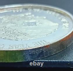 Mardi Gras POLKA DOT Parade 1980 The Year Of The Hurricane 1 oz. 999 Silver