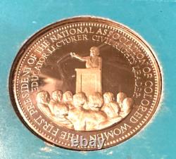 Marry Church Terrell Old Proof Sterling Silver Medal, Franklin Mint