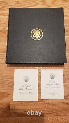 Matched 1973 President Nixon Official Inaugural 4 Medal Set Silver / Bronze