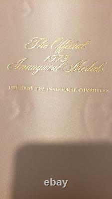 Matched 1973 President Nixon Official Inaugural 4 Medal Set Silver / Bronze