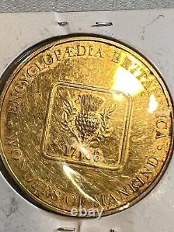 Medal 1971 24k GP Karlstein Castle. 999 Sterling Franklin Mint Wonder Of Mankind