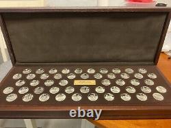 Medallic History 50 Coin Set American Revolution Limited Edition Solid Sterling