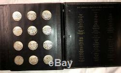Medallic History Of Jewish People Franklin Mint Silver Set
