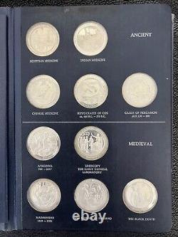 Medallic History Of Medicine Silver 60 Coins- Ms01