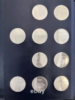 Medallic History Of Medicine Silver 60 Coins- Ms01