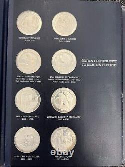 Medallic History Of Medicine Silver 60 Coins- Ms01