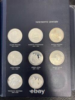 Medallic History Of Medicine Silver 60 Coins- Ms01