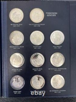 Medallic History Of Medicine Silver 60 Coins- Ms01