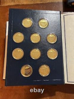 Medallic History of American Presidency, Gold on Silver by The Franklin Mint