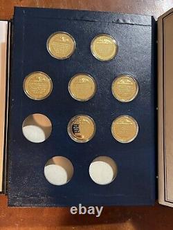Medallic History of American Presidency, Gold on Silver by The Franklin Mint