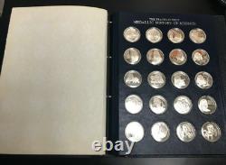 Medallic History of Science (52/100) Sterling Silver Partial Set 925 32.2 oz