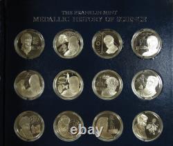 Medallic History of Science (52/100) Sterling Silver Partial Set 925 32.2 oz