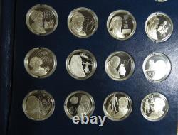 Medallic History of Science (52/100) Sterling Silver Partial Set 925 32.2 oz
