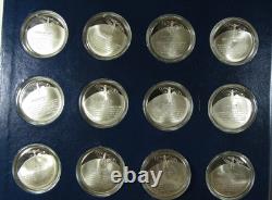 Medallic History of Science (52/100) Sterling Silver Partial Set 925 32.2 oz
