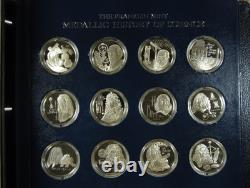 Medallic History of Science (52/100) Sterling Silver Partial Set 925 32.2 oz