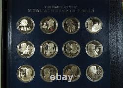 Medallic History of Science (52/100) Sterling Silver Partial Set 925 32.2 oz