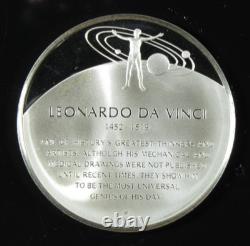 Medallic History of Science (52/100) Sterling Silver Partial Set 925 32.2 oz