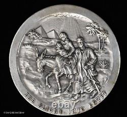 Medallic History of The Life of Christ 4-Medal Set 999+ Silver in Original Box