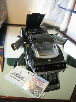 Mib Franklin Mint 1/24 1978 Silver & Black Anniversary Chevy Corvette Pace Car