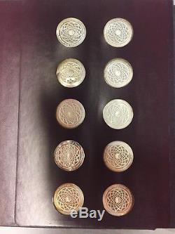 Michelangelo's Genius 60 SILVER Coin/Metal Set Franklin Mint Coin Collection