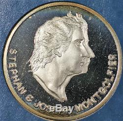 Milestones of Manned Flight Sterling Silver 6 Piece Proof Medal Set Franklin