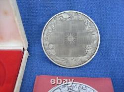 Mint1975 Calendar 9.375 Oz. 925 Silver Medal Franklin Mint in Original Box WithCOA