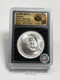 Missouri The Exploration State 1970s 24.1g Sterling Silver Round BAC 9.6