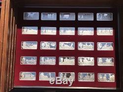 NEW LOW PRICE 100 Greatest Americans Silver Franklin Mint Masterpieces -Complete