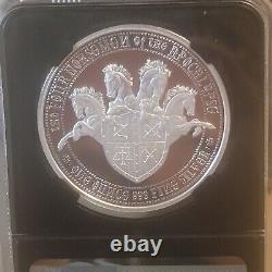 NGC PROOF 70 ULTRA CAMEO FOURTH HORSEMAN Pale Horse of Death Silver Coin