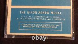 NIXON-AGNEW Sterling Silver Commemorative Medal 1970