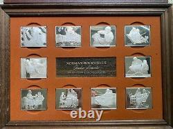 NORMAN ROCKWELL FONDEST MEMORIES 31.25 oz. Of SILVER INGOTS