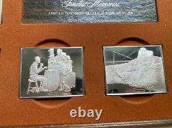 NORMAN ROCKWELL FONDEST MEMORIES 31.25 oz. Of SILVER INGOTS