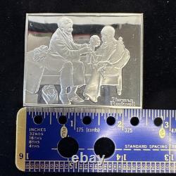 NORMAN ROCKWELL Fondest Memories THE PATIENT 3 Troy oz. 1500 Grains. 925