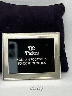 NORMAN ROCKWELL Fondest Memories THE PATIENT 3 Troy oz. 925 Fine Silver