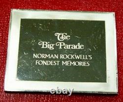 NORMAN ROCKWELL Fondest Memories The Big Parade 3 Troy oz. 925 Fine Silver