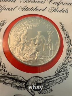National Governors' Conference Official Bicentennial Medals-50 Sterling Silver