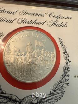 National Governors' Conference Official Bicentennial Medals-50 Sterling Silver