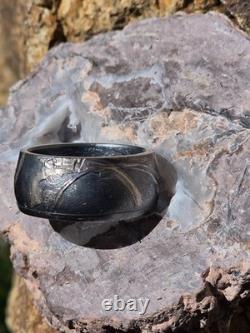 Nevada Bicentennial Sterling Silver Coin Ring. 925 Handcrafted Band