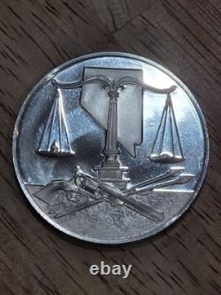 Nevada Bicentennial Sterling Silver Coin Ring. 925 Handcrafted Band