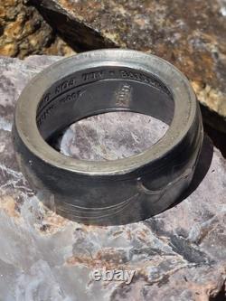 Nevada Bicentennial Sterling Silver Coin Ring. 925 Handcrafted Band