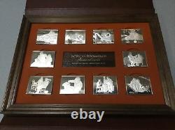 Norman Rockwell 1973 Fondest Memories 10 Ingots, 31 Troy Ounces Sterling Silver