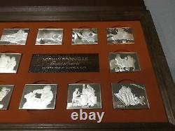 Norman Rockwell 1973 Fondest Memories 10 Ingots, 31 Troy Ounces Sterling Silver