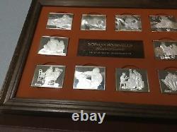 Norman Rockwell 1973 Fondest Memories 10 Ingots, 31 Troy Ounces Sterling Silver