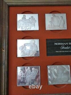 Norman Rockwell's 1973 Fondest Memories 10 Ingots, 31 Troy Ounces Sterling Sil